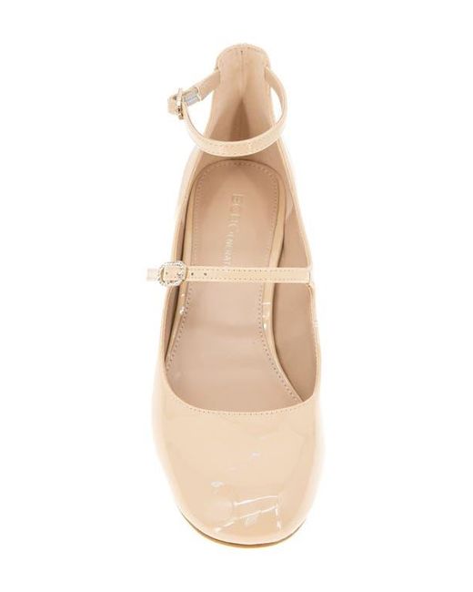 BCBGeneration Natural Maxana Flare Heel Pump