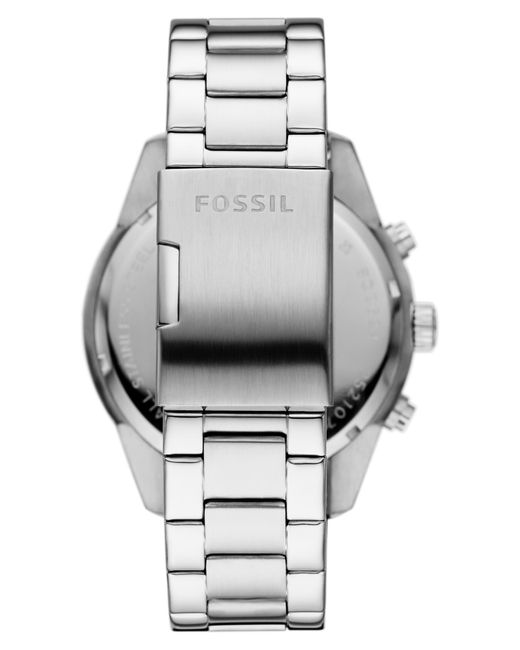Fossil Gray Brox Three-hand Quartz Bracelet Watch for men