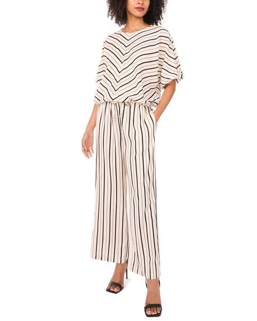 Halogen® Multicolor Stripe Drawstring Wide Leg Pants