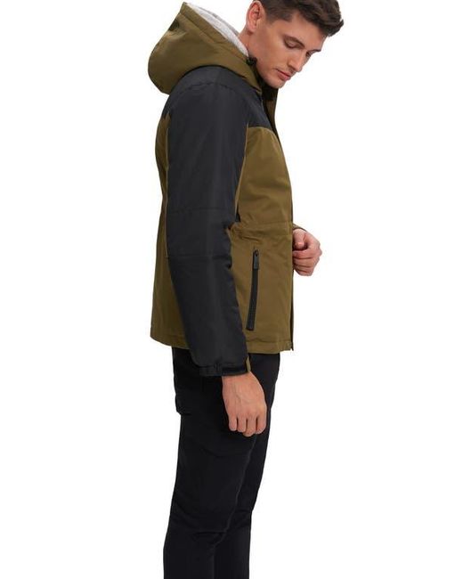 Noize Black Sylas Colorblock Jacket for men