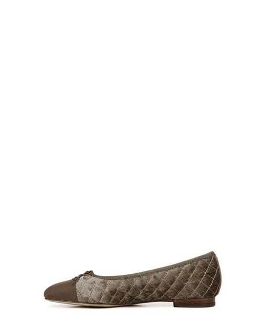 Sam Edelman Gray Marilyn Cap Toe Ballet Flat