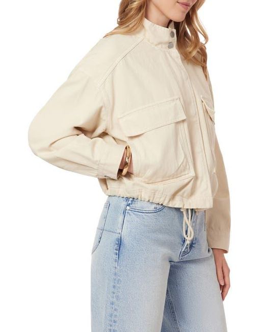 Scotch & Soda Blue Cropped Utility Jacket