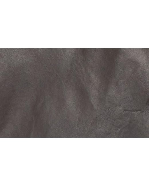Twp Gray Lola Leather Pencil Skirt