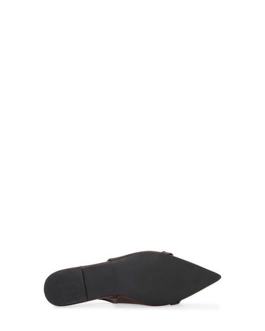 BERNESS Brown Bit Slingback Flat