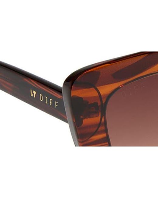 DIFF Brown 52Mm Melody Sunglasses