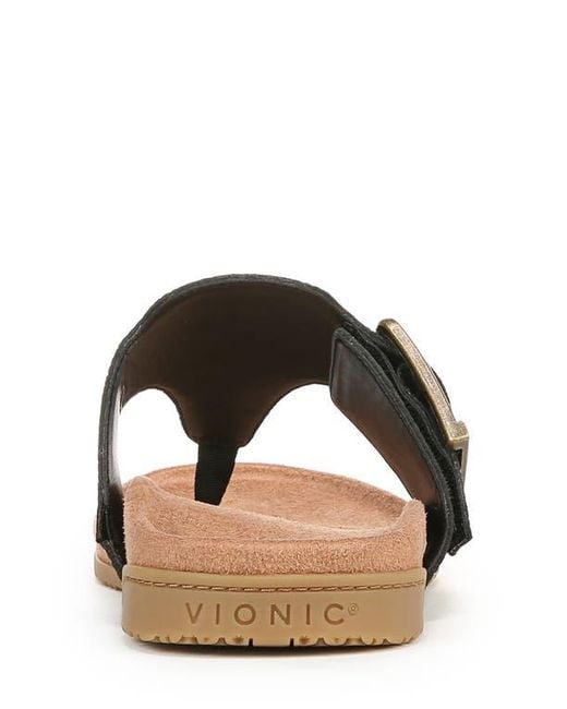Vionic Black Emma Flip Flop