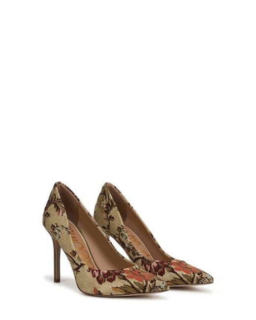 Sam Edelman Brown Hazel Pointed Toe Pump