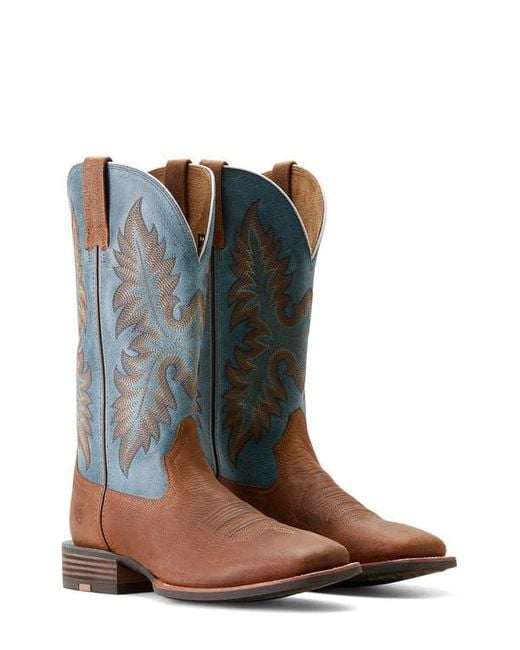 Ariat Brown Hudson Western Boot for men