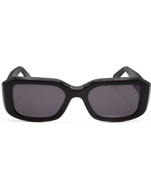 Retrosuperfuture Blue 53Mm Wrap Sunglasses