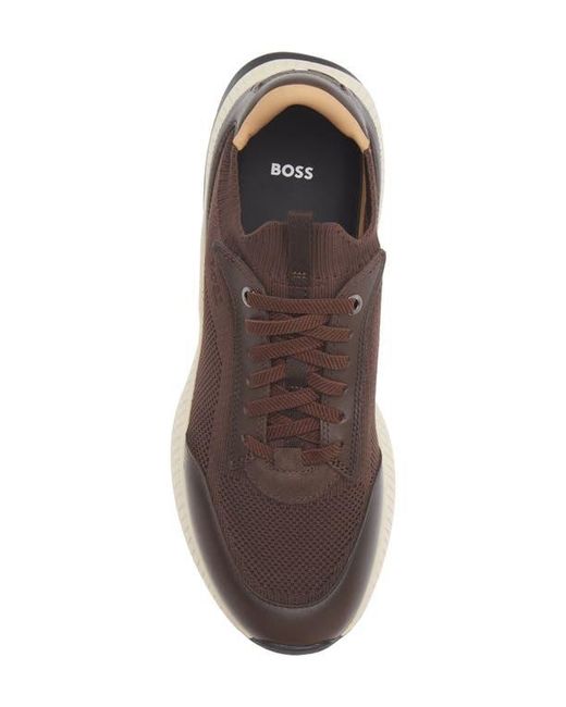 Boss Gray Titanium Evo Sneaker for men