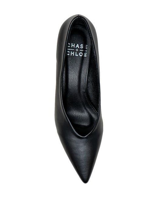In Touch Footwear Black Zandra Pointed Toe Pump