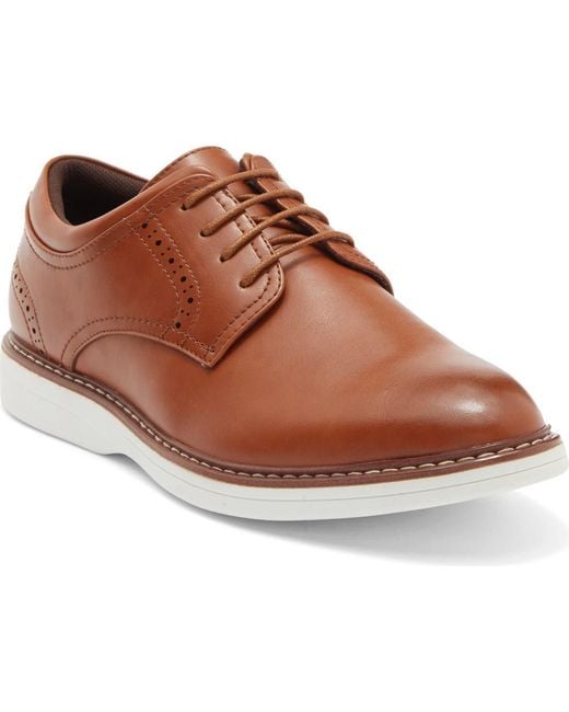 Gordon Rush Brown Brogue Plain Toe Derby for men