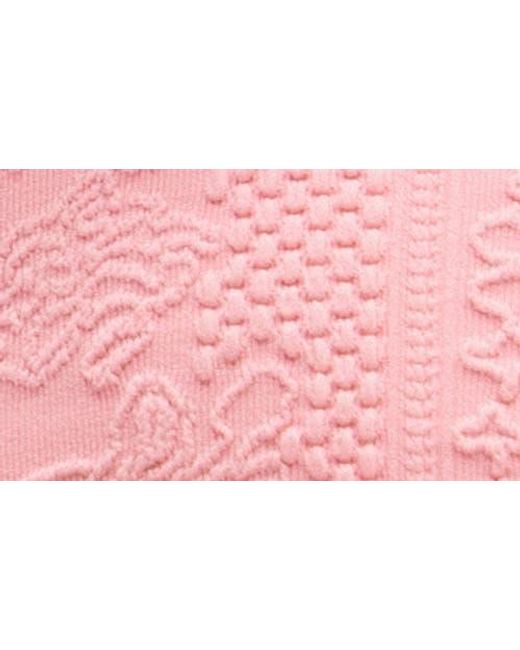 BDG Pink Tapestry Crop Tube Top