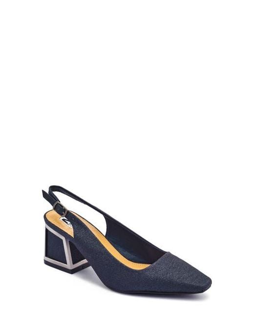 Ninety Union Blue Boca Slingback Pump