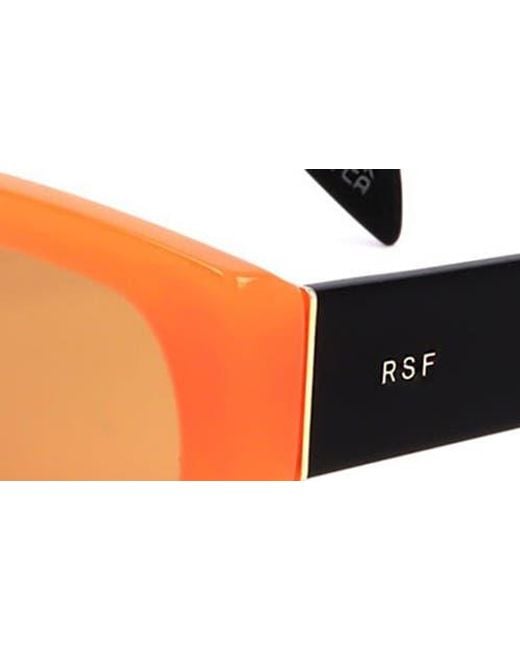 Retrosuperfuture Orange 50Mm Rectangle Sunglasses