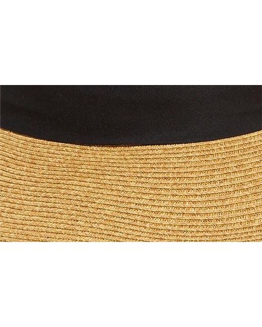 Nordstrom Rack Black Floppy Bow Sun Hat