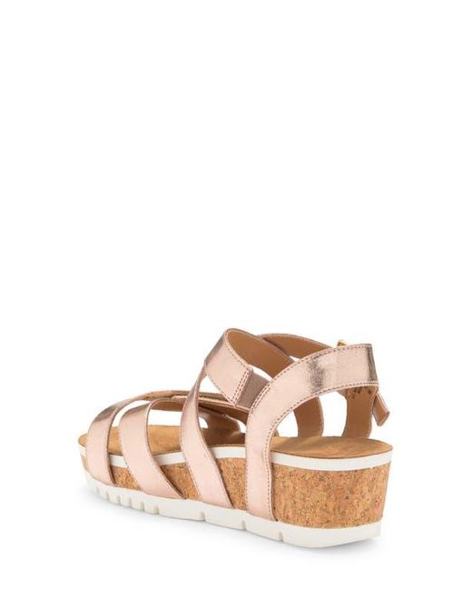 Adrienne Vittadini Natural June Platform Wedge Sandal