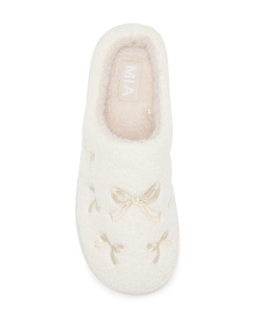 MIA White Cozi Slipper