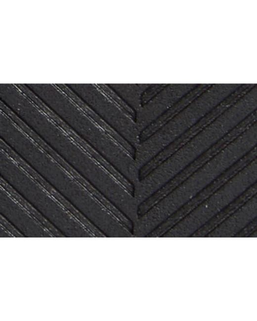 Ted Baker Black Herringbone Leather Belt for men