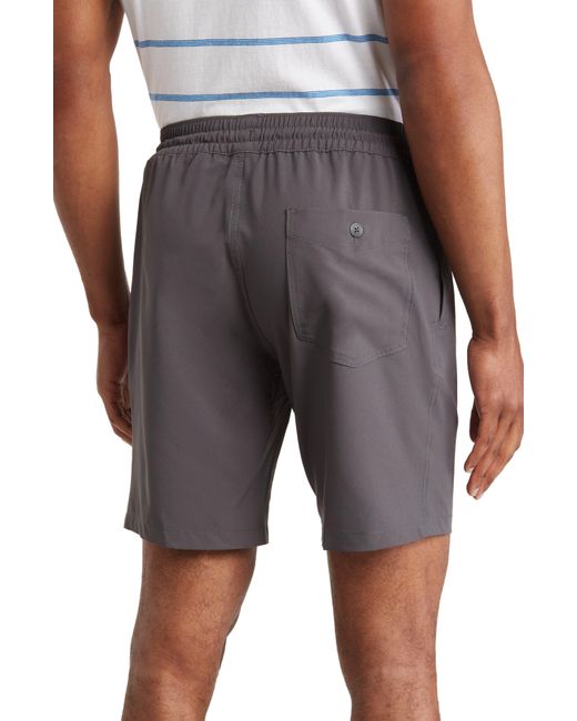 Volcom Gray Stones Hybrid Drawstring Waist Shorts for men