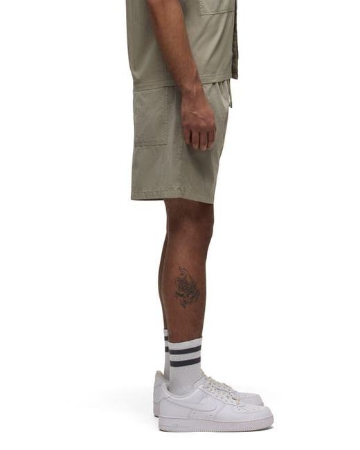 Hudson Natural Cotton Blend Drawstring Shorts for men