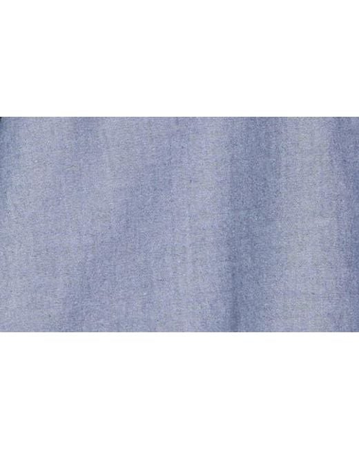 14th & Union Gray Solid Cotton Button-Down Shirt for men
