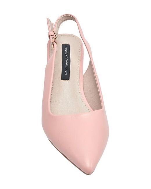 French Connection Pink Quinn Slingback Pump