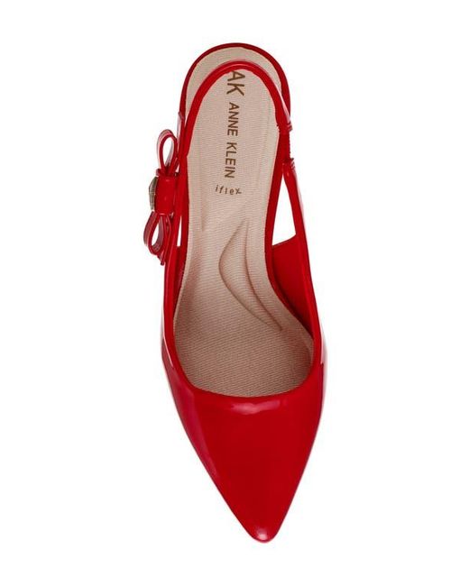 Anne Klein Red Ibbey Slingback Pump