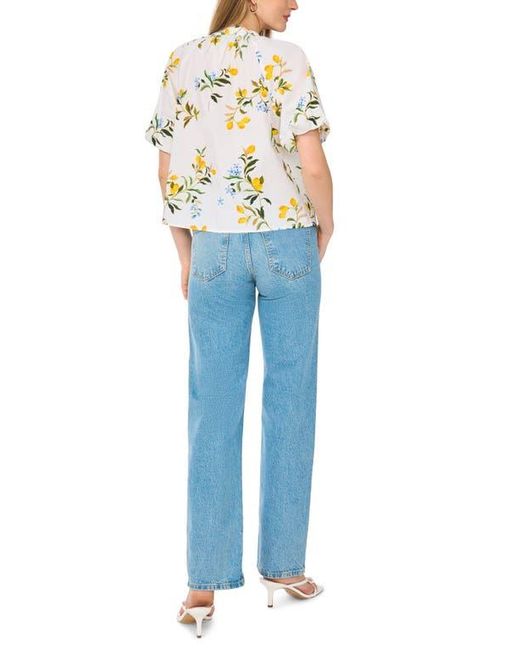 Ted Baker Blue Print Cotton Top