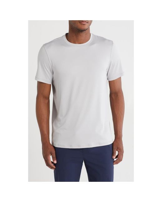 90 Degrees Gray Nomad Mesh Short Sleeve T-Shirt for men