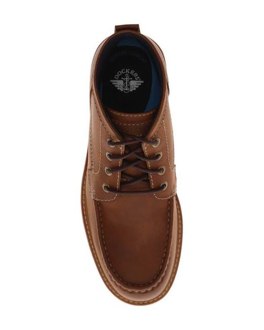 Dockers Brown Moc Toe Boot for men