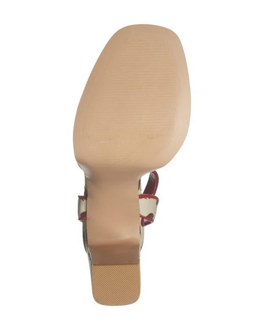Steve Madden Red Kymmee Platform Pump