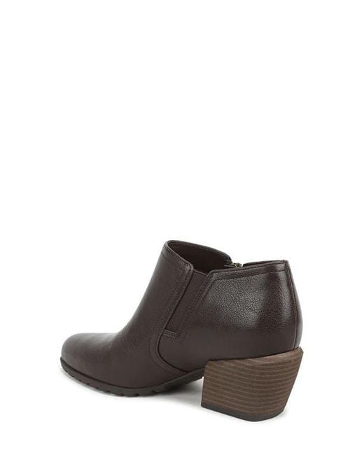 Vionic Brown Blaine Block Heel Bootie