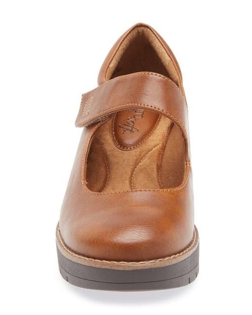 EuroSoft Brown Franlee Mary Jane Flat