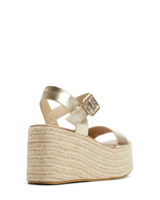 Call It Spring By Aldo Metallic Memphis Espadrille Platform Sandal