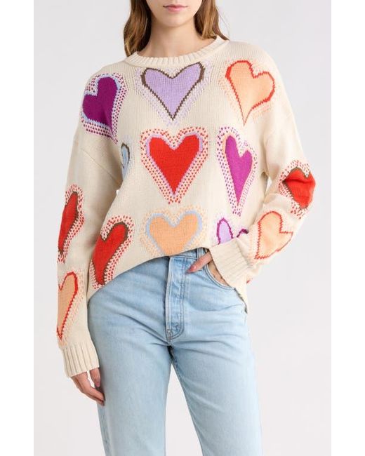 Vigoss Blue Hearts Sweater