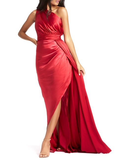 Mac duggal best sale one shoulder dress