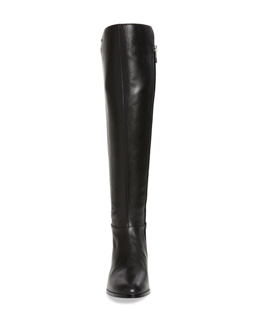 michael michael kors women's bromley leather & stretch tall boots