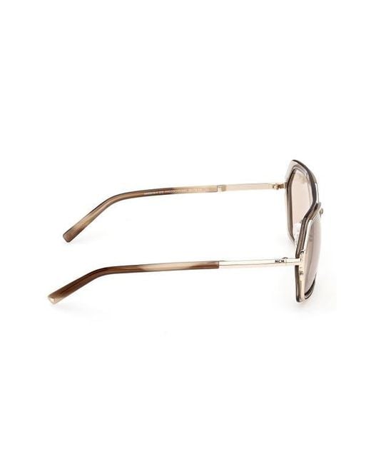 MCM Natural 56Mm Shield Sunglasses