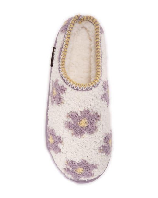 Muk Luks Pink Janna Cozy Crew Faux Shearling Lined Clog