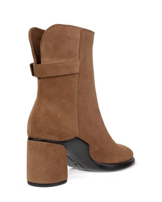 Ecco Brown Sculpted Bootie