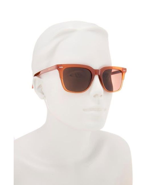 DIFF Brown 53Mm Bobby Square Sunglasses for men