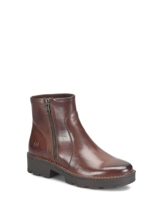 Børn Brown Tricia Zip Ankle Boot