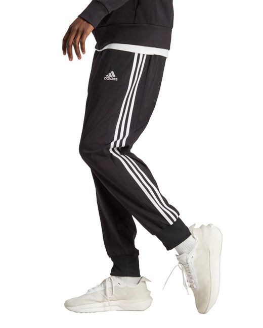 Mens adidas 3 stripe joggers sale