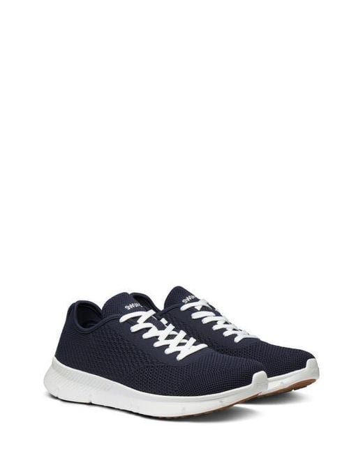 Swims Blue Mare Knit Trainer Sneaker for men