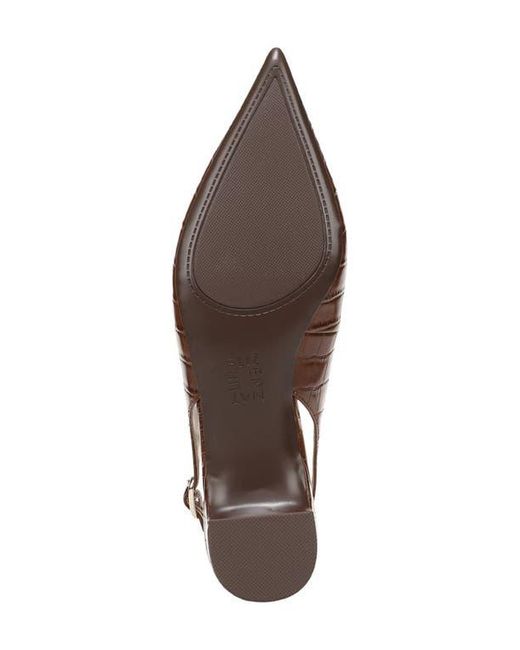 Naturalizer Brown Sloane Pointed Toe Slingback Pump