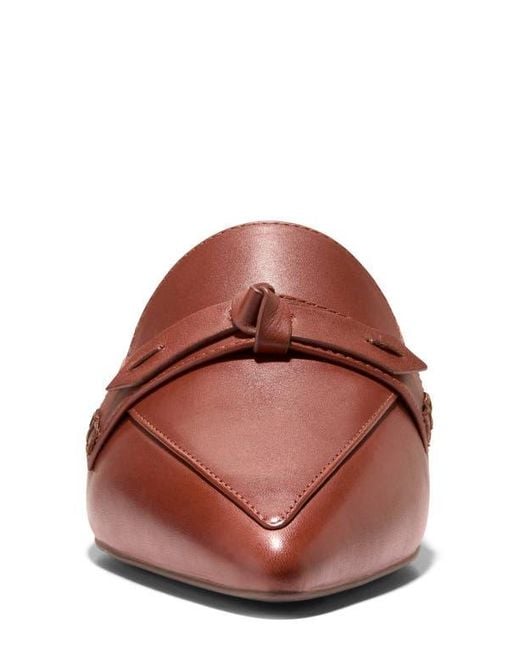 Cole Haan Brown Piper Bow Mule
