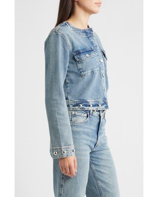Rails Blue Capistrano Crop Denim Jacket