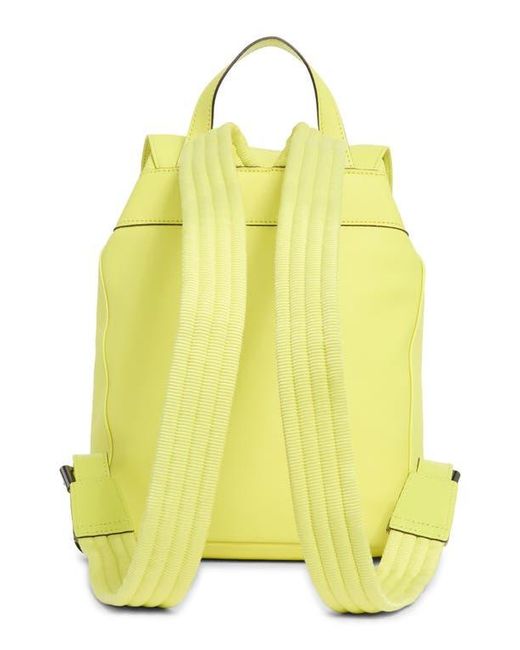 Longchamp Yellow Lc3D Small Leather Backpack