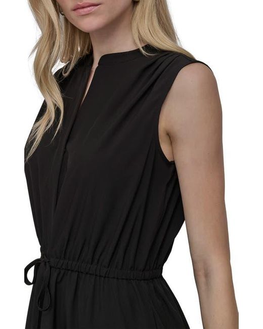 DKNY ★【フレアドレス】Sleeveless Tiered Midi Dress DKNY Sleeveless Tiered Midi Dress in Black | Lyst